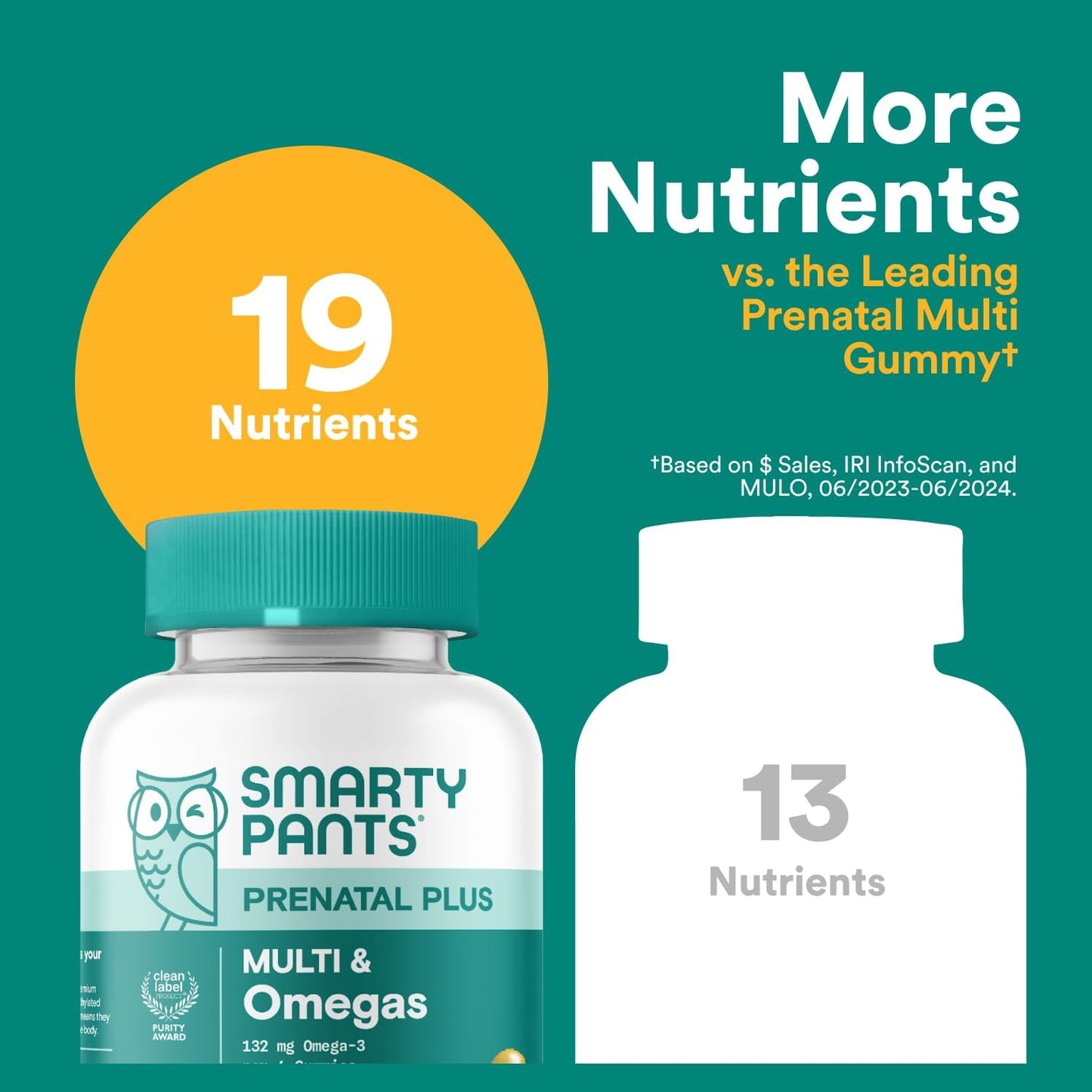 Smarty Pants Prenatal Plus Multi & Omegas