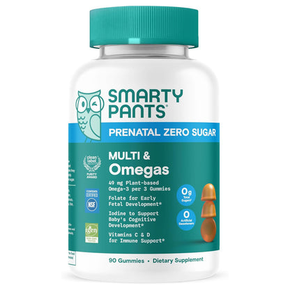 SmartyPants Prenatal Zero Sugar Multi & Omegas