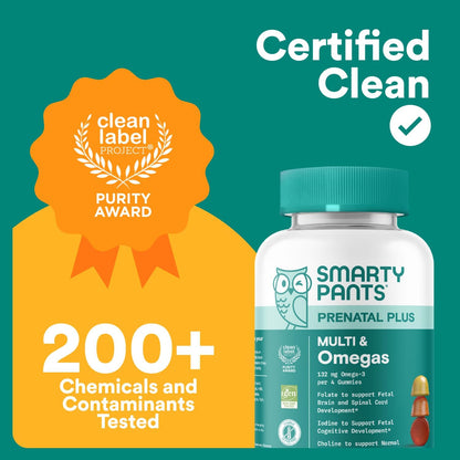 Smarty Pants Prenatal Plus Multi & Omegas
