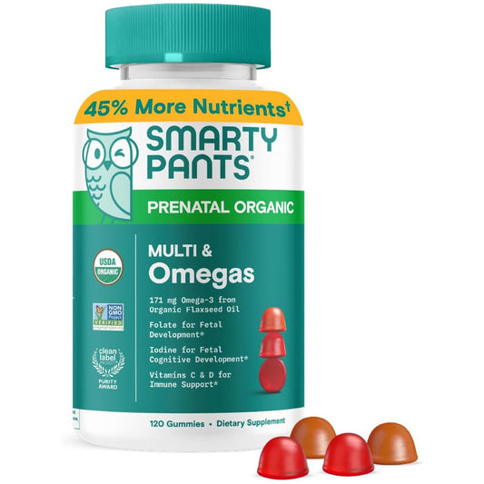 SmartyPants Prenatal Organic Multi & Omegas
